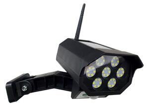 Model LED cameră de securitate solară cu senzor LED/3,7V IP44 negru + DO