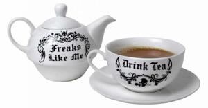 Set Ceai Freaks like me drink tea - pentru o persoana 16.5 cm
