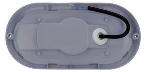 Aplică LED de exterior Solight WO744-G LED/13W/230V 4000K IP54 gri oval