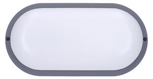 Aplică LED de exterior Solight WO749-G LED/20W/230V 4000K IP54 gri oval
