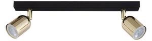 Spot LED TOP 2xGU10/10W/230V negru/auriu
