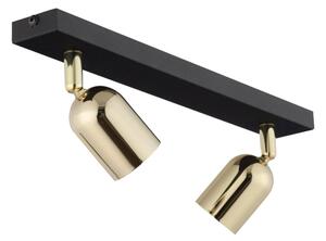 Spot LED TOP 2xGU10/10W/230V negru/auriu
