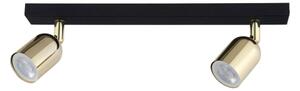Spot LED TOP 2xGU10/10W/230V negru/auriu