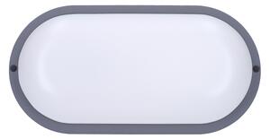 Aplică LED de exterior Solight WO744-G LED/13W/230V 4000K IP54 gri oval