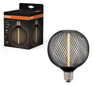 Bec LED dimabil Osram DECOR FILAMENT G125 E27/3,5W/230V 1800K negru