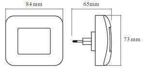 Osram LUNETTA - lumină de veghe LED cu senzor de amurg, 0,2W/230V
