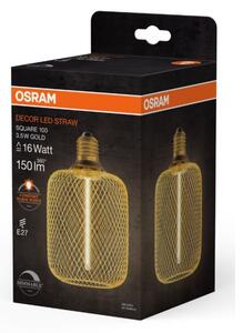 Bec LED dimabil Osram DECOR FILAMENT E27/3,5W/230V 1800K auriu