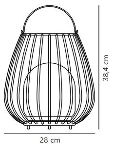 Nordlux - Lampă portabilă LED JIM TO-GO 3W/3,7V IP54, reglabilă intensitate