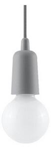 Lustră pe cablu Globo DIEGO 1xE27/60W/230V gri
