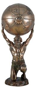 Statueta zeul Atlas si Globul Pamantesc 27cm