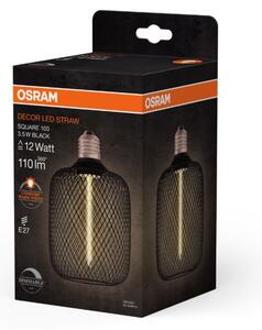 Bec LED dimabil Osram DECOR FILAMENT E27/3,5W/230V 1800K negru