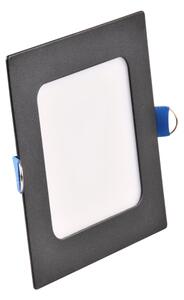 Corp de iluminat LED încastrat RIGEL LED/4,8W/230V 4000K 11,8x11,8 cm negru