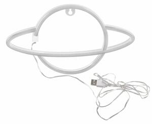 Decorațiune LED neon de perete PLANET LED/3W/3xAA albastru/galben