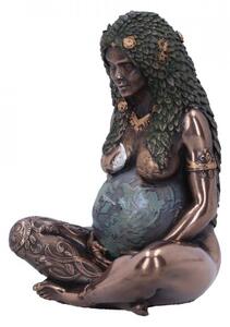 Figurina Mama Pamant finisaj bronz 8.5 cm