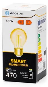 Bec LED dimabil Aigostar FILAMENT G45 E27/4,5W/230V 2700-6500K Wi-Fi