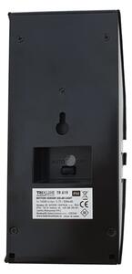 Aplică LED solară cu senzor LED/3,7V 500 mAh IP44 negru