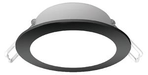 Brilagi - Plafonieră încastrată LED pentru baie, 4,8W, 230V, 3000K, negru, IP65