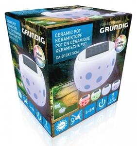 Grundig - Lampă solară LED RGB 0,06W/1,2V, 600 mAh