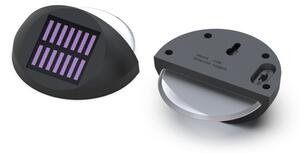 Aplică LED solară Aigostar LED/1W/1,2V negru 2700K IP44