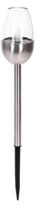 Lampă LED solară Aigostar LED/0,006W/1,2V 38,2cm crom 2700K IP44