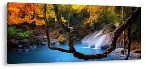 Tablou - Cascade din Asia (120x50 cm)