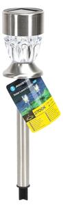 Lampă LED solară Aigostar LED/0,006W/1,2V 35,5 cm crom 2700K IP44