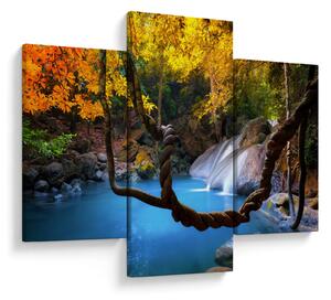 Tablou - Cascade din Asia (90x60 cm)