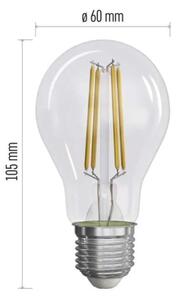 SET 3x bec LED FILAMENT A60 E27/3,8W/230V 4000K