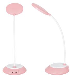 Lampă LED reîncărcabilă dimabilă de masă VISUA LED/5W/5V 3000-5000K roz