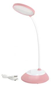 Lampă LED reîncărcabilă dimabilă de masă VISUA LED/5W/5V 3000-5000K roz