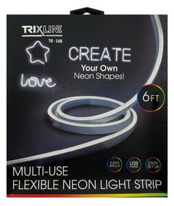 Bandă LED flexibilă NEON LED/5V 1,8 m alb