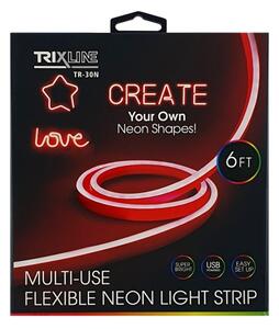 Bandă LED flexibilă NEON LED/5V 1,8 m roșu