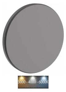 Aplică LED de exterior PIATTA LED/9W/230V 3000/4000/6000K IP44 gri