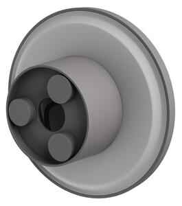 Aplică LED de exterior PIATTA LED/9W/230V 3000/4000/6000K IP44 gri