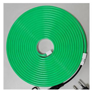 Bandă LED flexibilă NEON LED/10W/230V 5 m IP65 verde