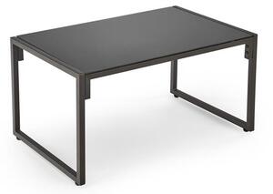 Mobilier de grădină Shadx (Negru + cappuccino). 1049551