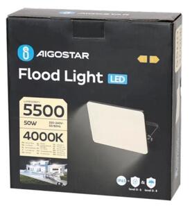 Proiector LED Aigostar LED/50W/230V 4000K IP65 negru