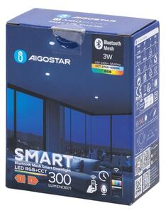 Corp de iluminat LED RGBW încastrat pentru baie LED/3W/230V 2700-6500K IP44