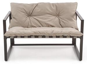 Mobilier de grădină Shadx (Negru + cappuccino). 1049551