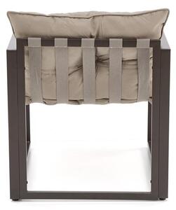 Mobilier de grădină Shadx (Negru + cappuccino). 1049551