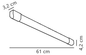 Corp de iluminat LED fluorescent Nordlux ARLINGTON LED/10W/230V 61 cm