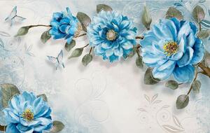 Fototapet. Pictura Murala in Magnolii albastre. Art.05231
