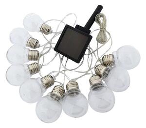 Instalație LED solară 10xLED/1,2V 2m 300 mAh IP44 alb cald