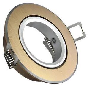 Corp de iluminat încastrat EAST OPAL 1xGU10/8W/230V d. 8,5 cm auriu