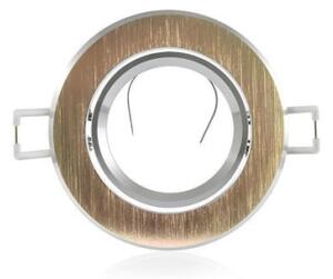 Corp de iluminat încastrat EAST OPAL 1xGU10/8W/230V d. 8,5 cm auriu