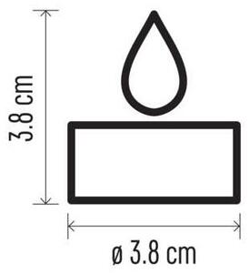 SET 6x LED decorațiune de Crăciun 6xLED/6xCR2032 aurie