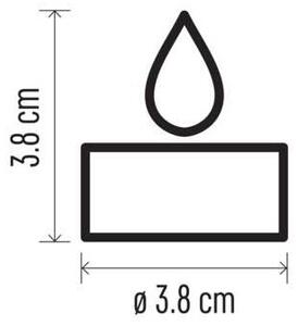 SET 6x LED decorațiune de Crăciun 6xLED/6xCR2032 crom lucios