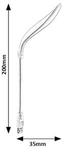 Veioză LED USB flexibilă Rabalux 74238 TAFI LED/2W/5V