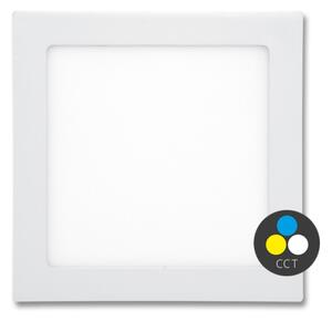 Corp de iluminat LED încastrat Ecolite LED-WSQ-CCT/18W/BI RAFA LED/18W/230V IP44 alb