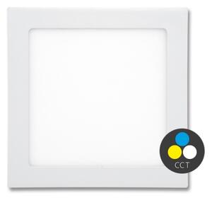 Corp de iluminat LED încastrat Ecolite LED-WSQ-CCT/12W/BI RAFA LED/12W/230V IP44 alb
